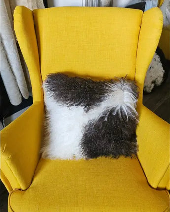 0524-9 ❤️Mongolian sheepskin cushion cover 16’ x 16’