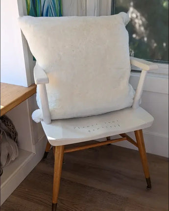 Massive soft Merino shearling sheepskin cushion covers - cushion