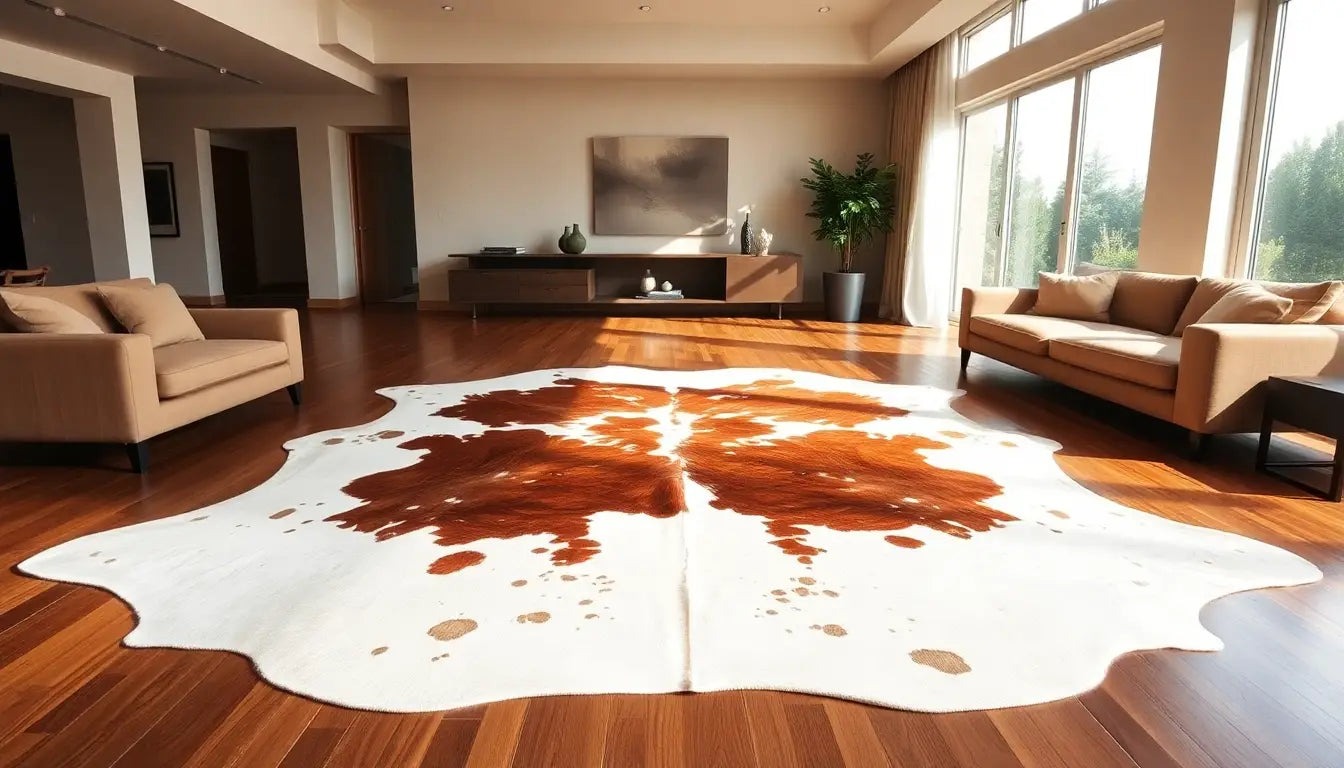 Discover the Beauty of Cowhide Rugs: A Sustainable – Angus Oliver ...