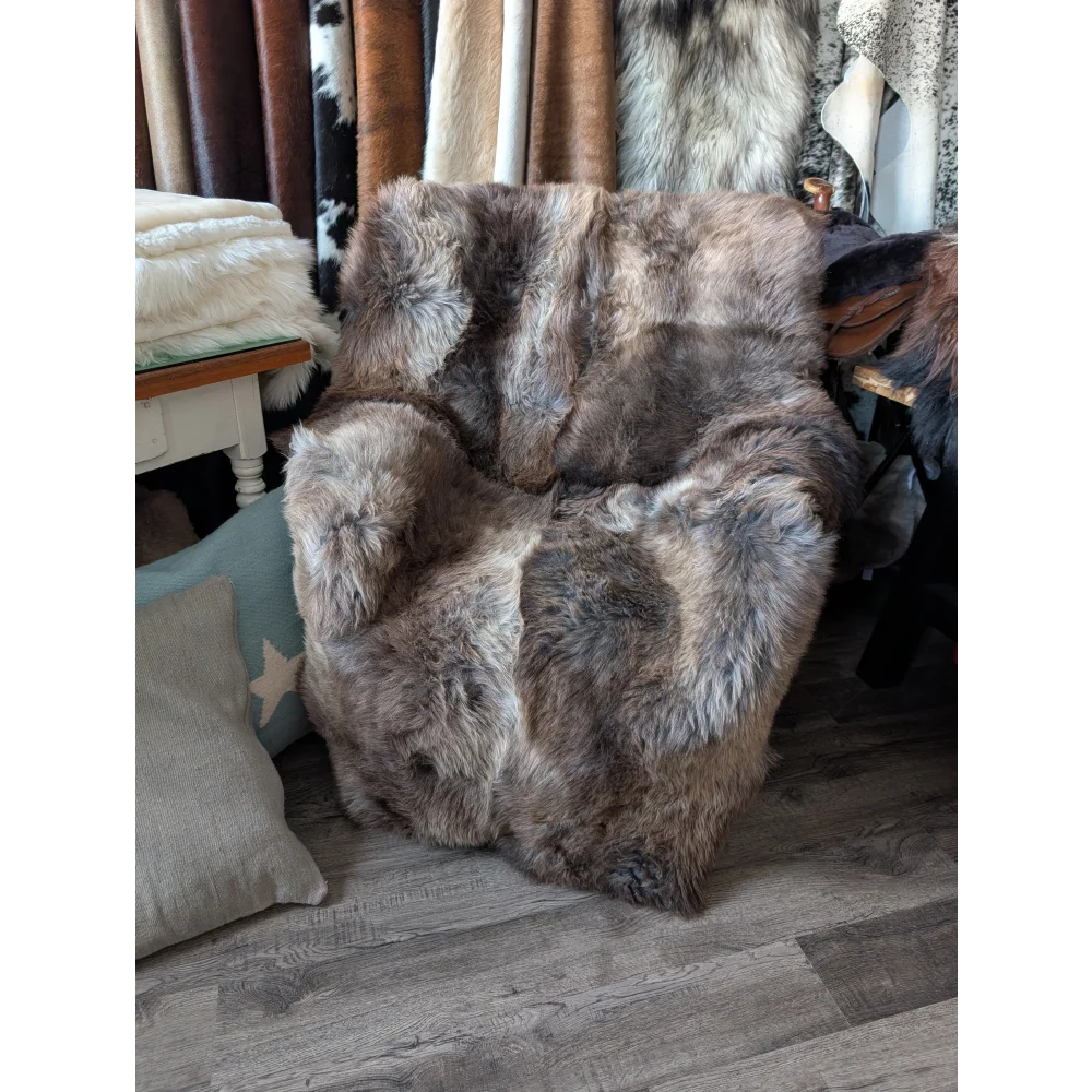 #100❤️❤️77" x 46" Quad British Sheepskin Area Rug