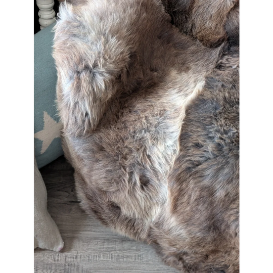 #100❤️❤️77" x 46" Quad British Sheepskin Area Rug