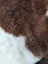 Brown and white highland spotted grade a- sheepskin rug with soft fluffy texture perfect for cozy decor