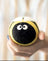 Cute yellow black fuzzy bee plush dryer balls by Angus Oliver