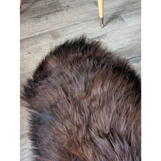 #47 Double Icelandic Sheepskin 80" x 32" Dark Rusty