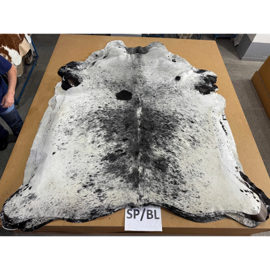 5 Salt & Pepper Large to Extra Large Cowhide Rugs (Arriving Last Week Of January)