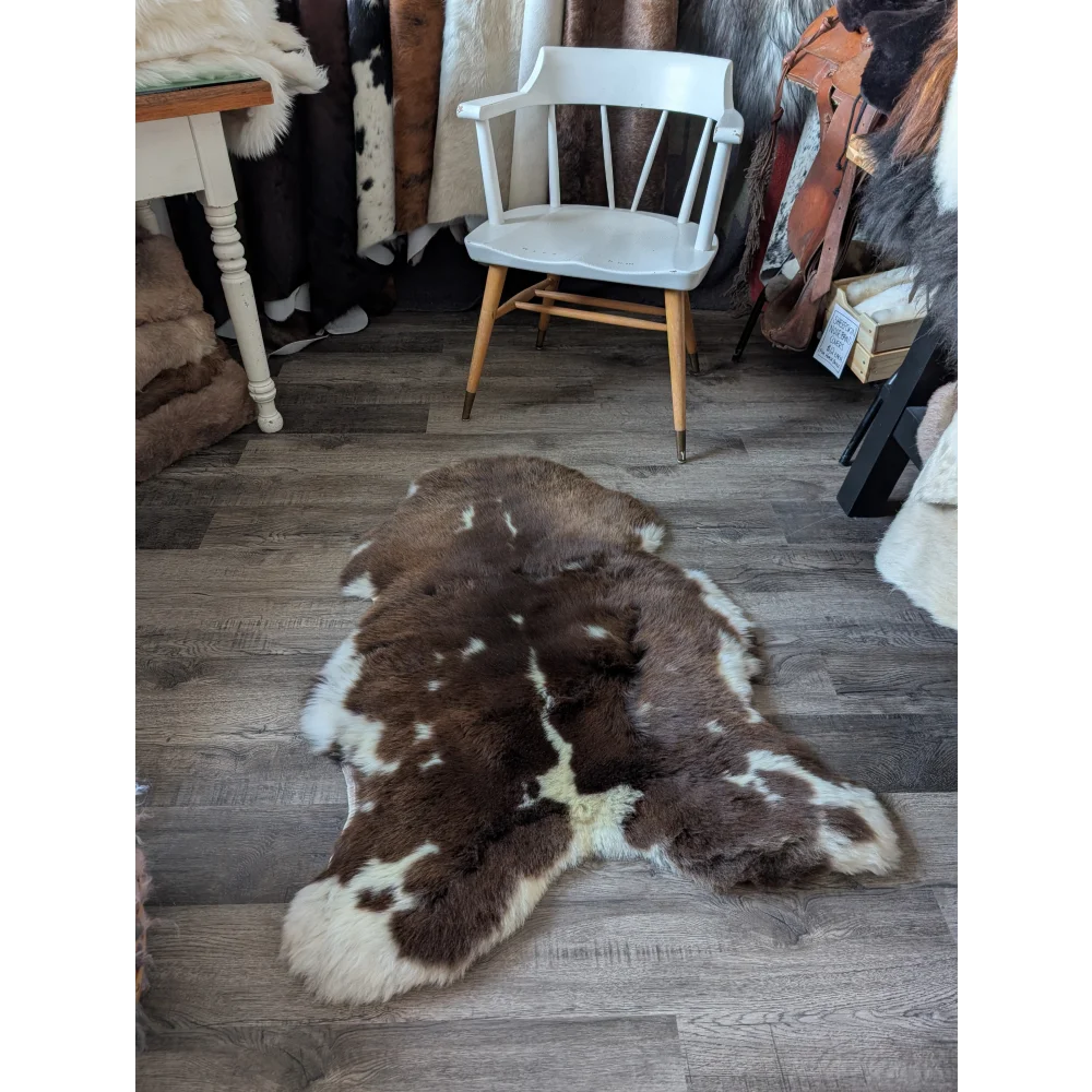 LUV102❤️❤️43" x 28" Peau de mouton britannique rare