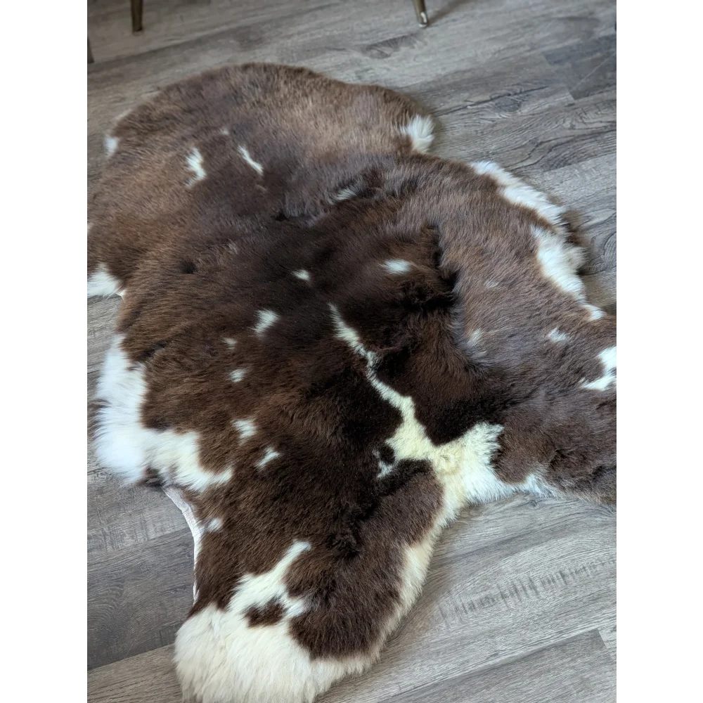 LUV102❤️❤️43" x 28" Peau de mouton britannique rare