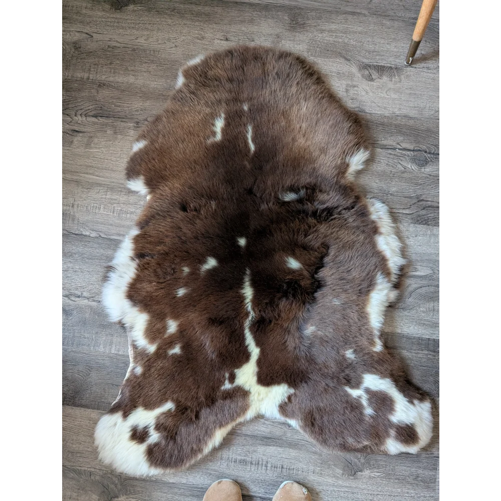 LUV102❤️❤️43" x 28" Peau de mouton britannique rare