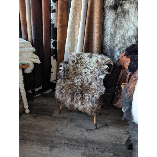 LUV102❤️❤️43" x 28" Peau de mouton britannique rare