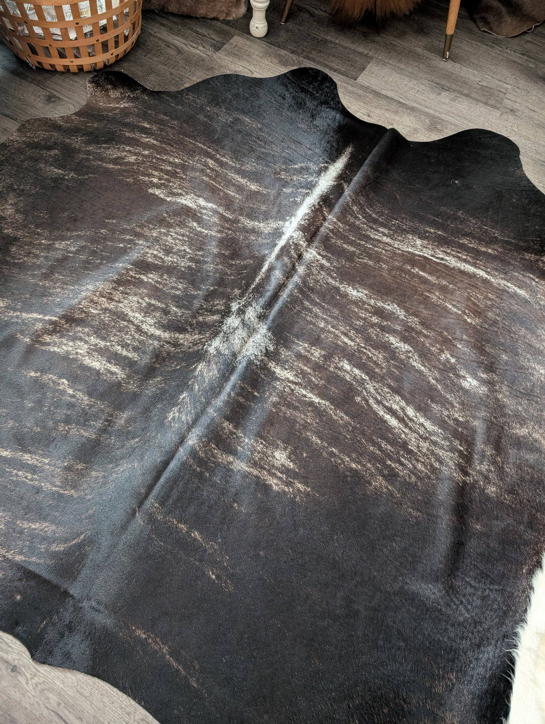 #5 Medium 72" x 77" Cowhide Rug