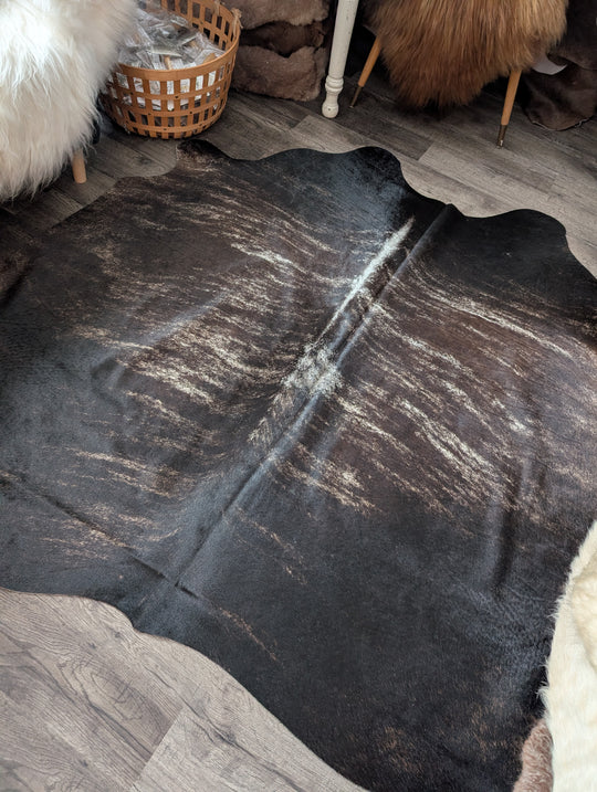 #5 Medium 72" x 77" Cowhide Rug