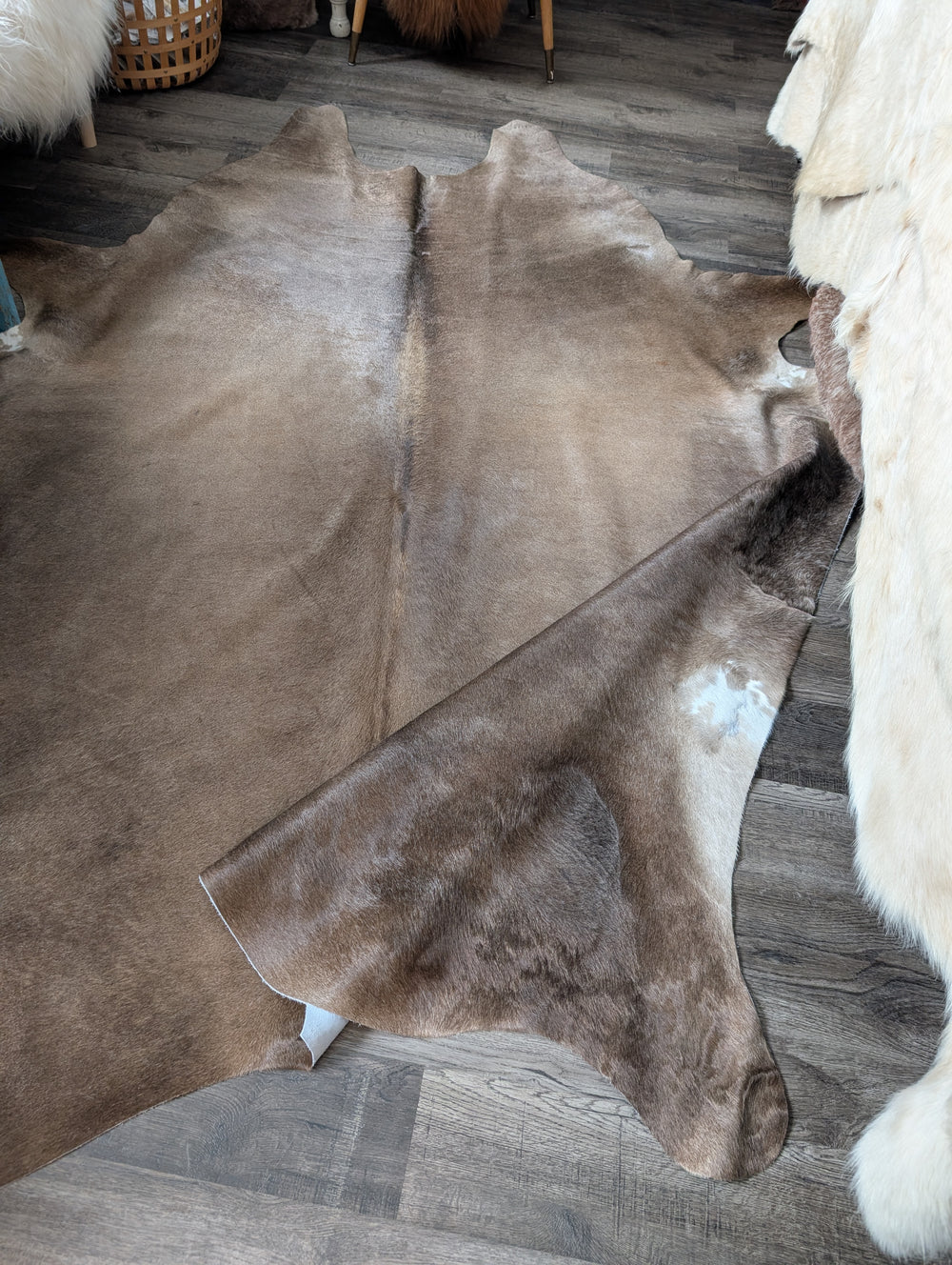ExtraLarge#7  99" x 81" Cowhide Rug