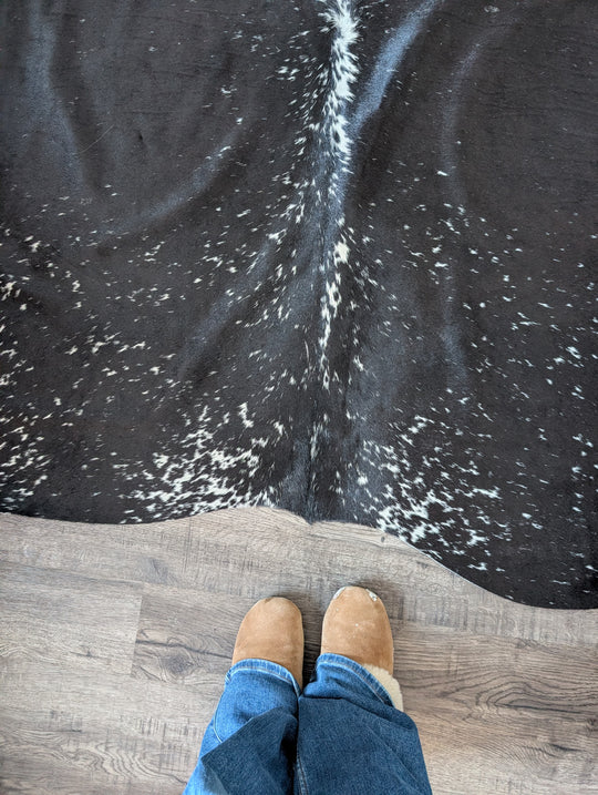 Salty#4 96" x 78" Extra Large Cowhide Rug