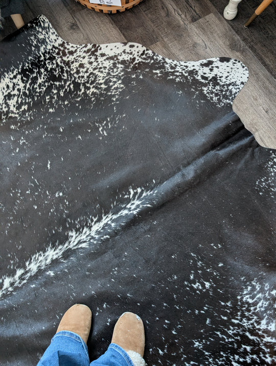 Salty#4 96" x 78" Extra Large Cowhide Rug