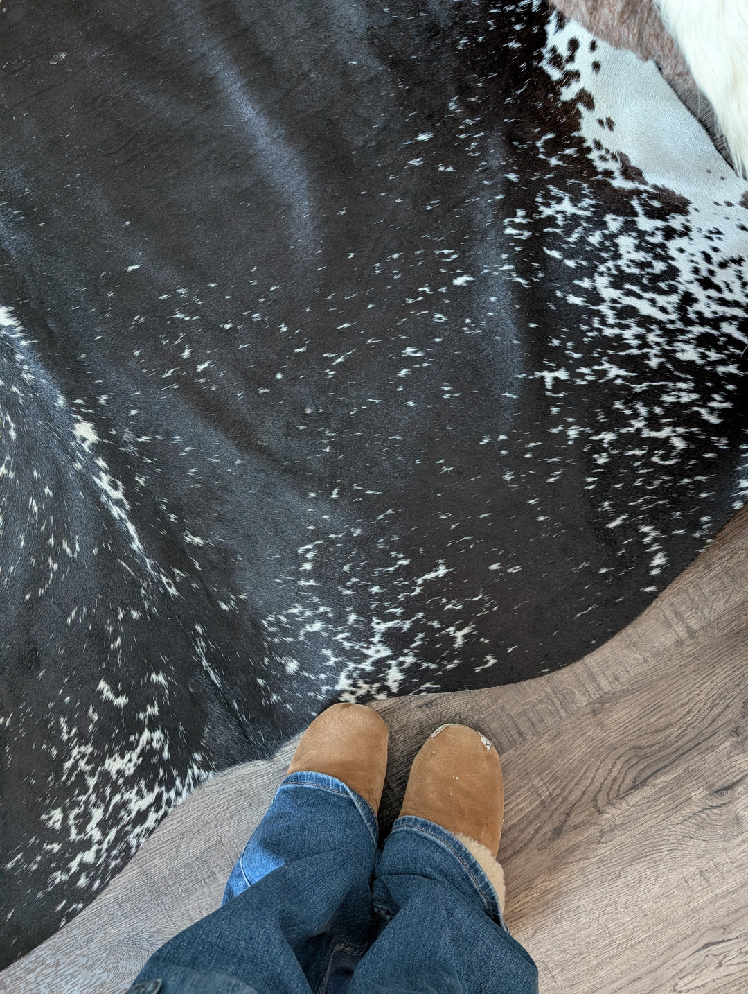 Salty#4 96" x 78" Extra Large Cowhide Rug
