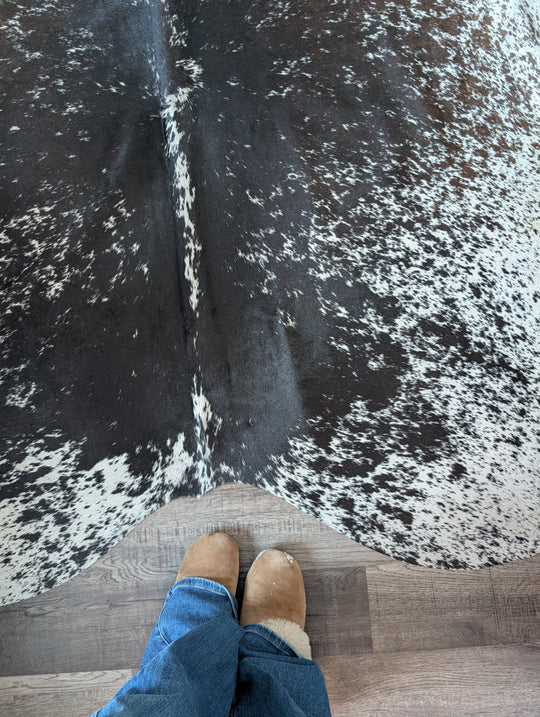 Salty#3 99" x 92" Extra Large Cowhide Rug