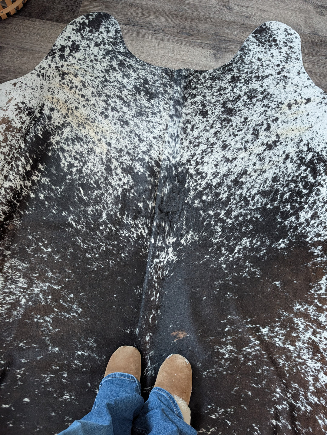 Salty#3 99" x 92" Extra Large Cowhide Rug