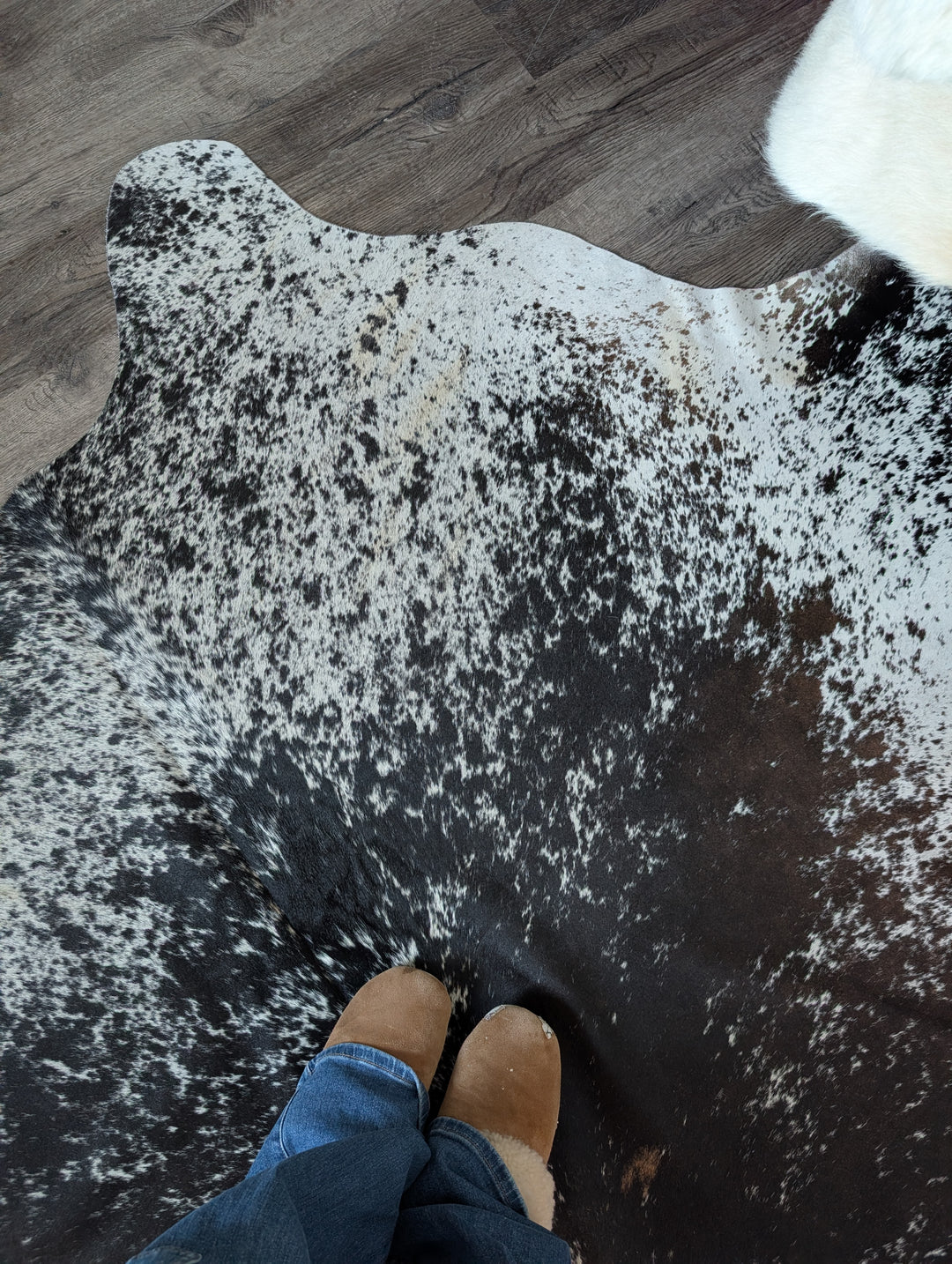 Salty#3 99" x 92" Extra Large Cowhide Rug