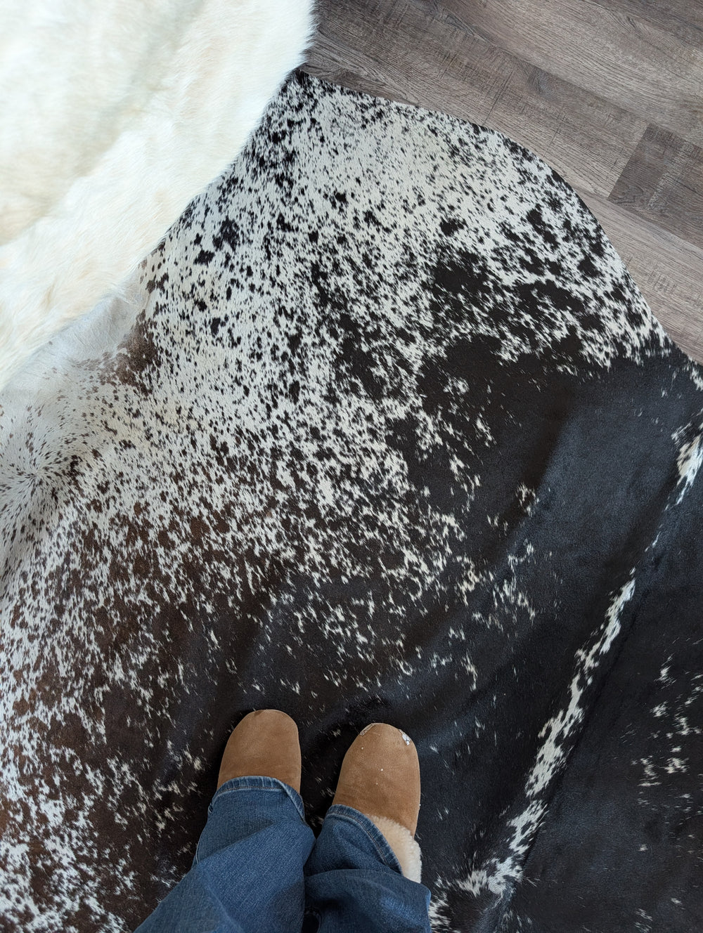 Salty#3 99" x 92" Extra Large Cowhide Rug