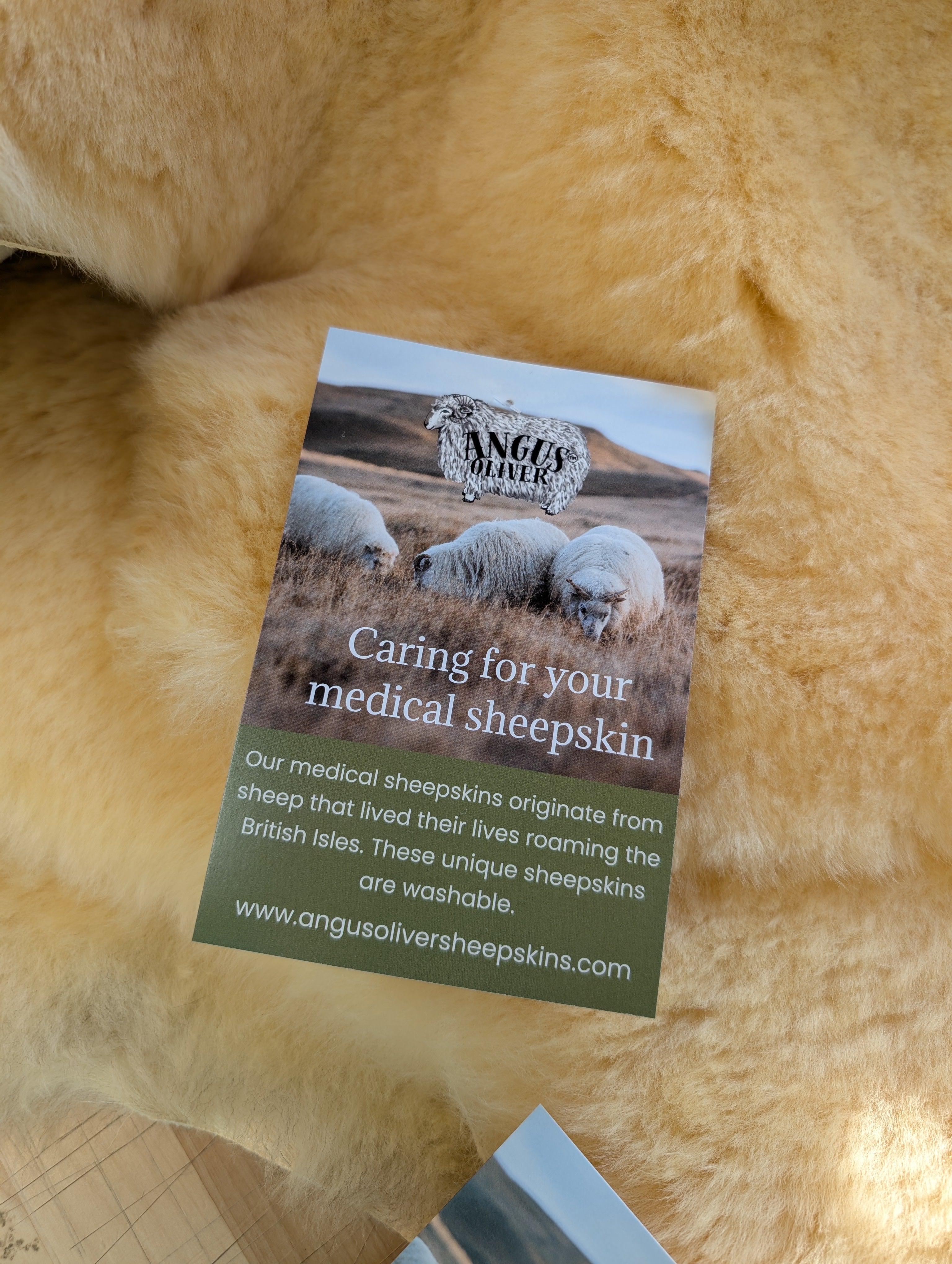 MED3  51" x 27" Extra Large Washable Medical Sheepskin