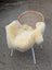 M-1  49" x 32" Extra Large Washable Medical Sheepskin Naturally Spotted