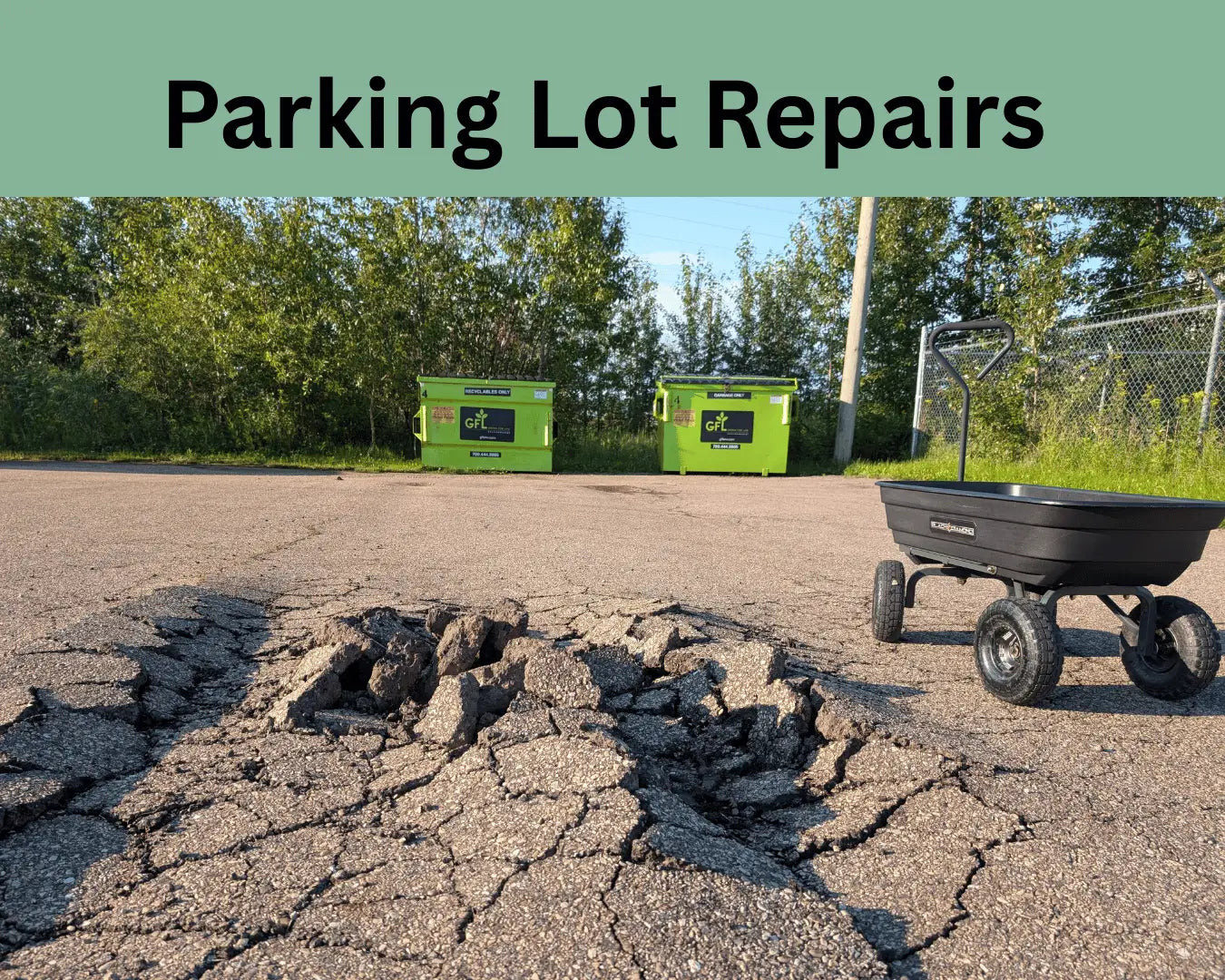 When the Rain Won’t Stop: Dealing with Parking Lot Repairs at Angus Oliver