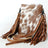 Genuine leather brown cowhide crossbody bag with fringe, Angus Oliver Canada