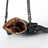 Black and white cowhide fringe crossbody bag in genuine leather by Angus Oliver Canada