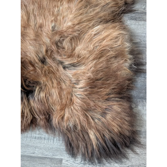AN10❤️55" x 33" Massive Dark Bronze Icelandic Sheepskin