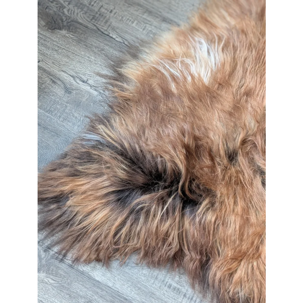 AN10❤️55" x 33" Massive Dark Bronze Icelandic Sheepskin
