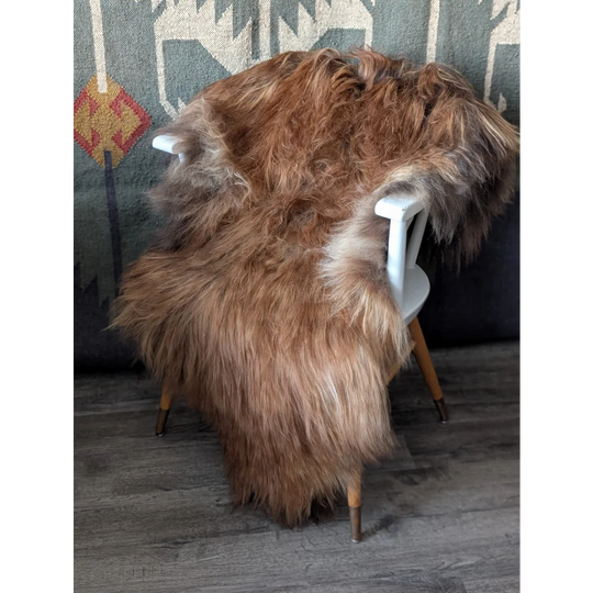 AN10❤️55" x 33" Massive Dark Bronze Icelandic Sheepskin