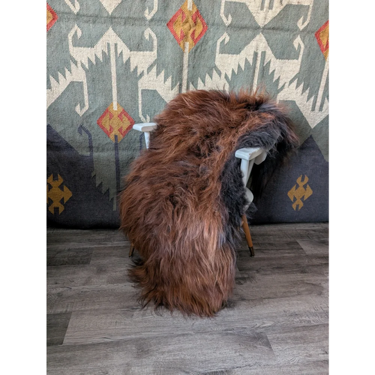 AN11❤️59" x 29" Massive Dark Bronze Icelandic Sheepskin