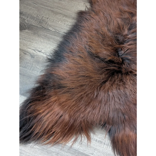 AN11❤️59" x 29" Massive Dark Bronze Icelandic Sheepskin