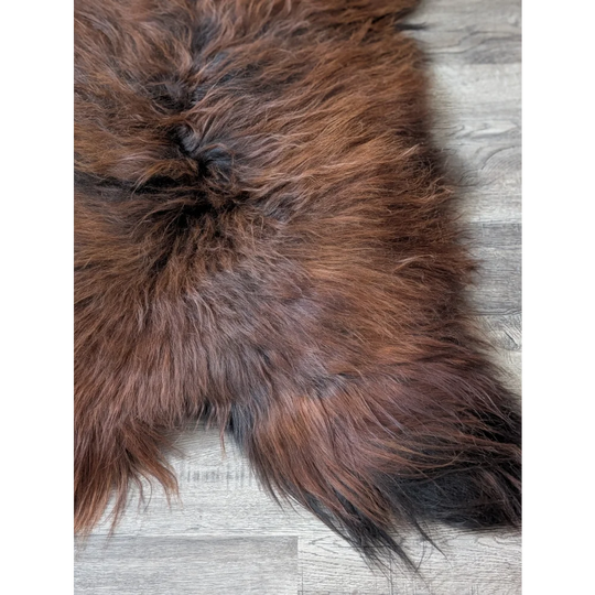 AN11❤️59" x 29" Massive Dark Bronze Icelandic Sheepskin