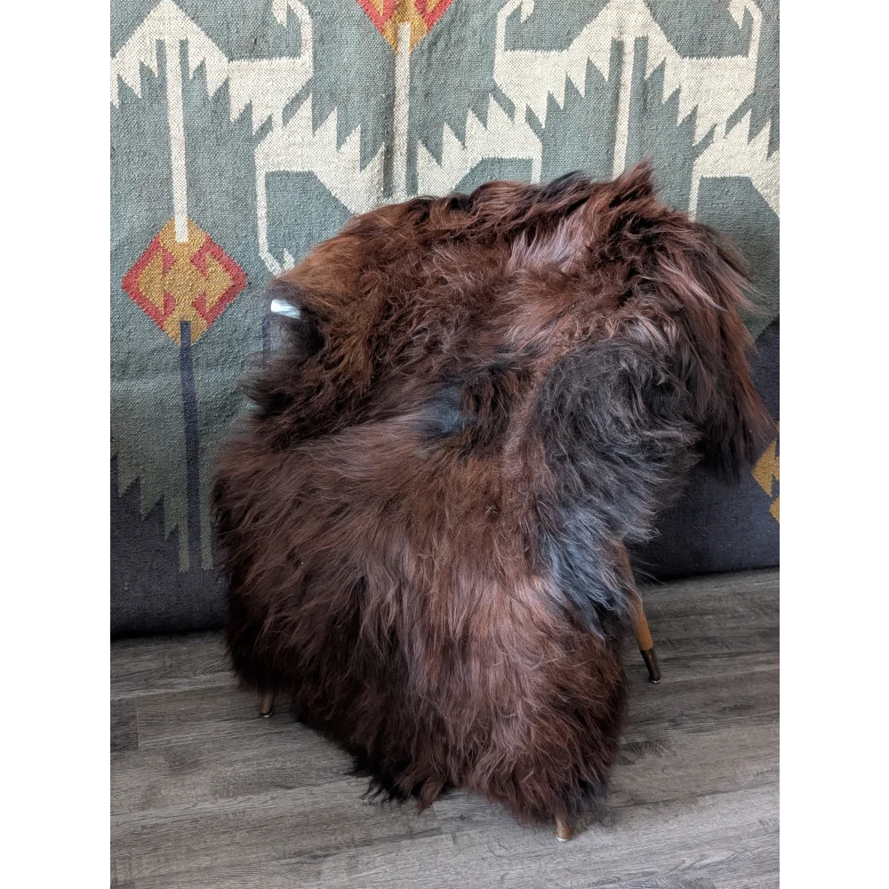 AN12❤️55" x 36" Massive Dark Bronze Icelandic Sheepskin