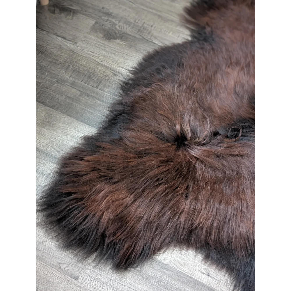 AN12❤️55" x 36" Massive Dark Bronze Icelandic Sheepskin