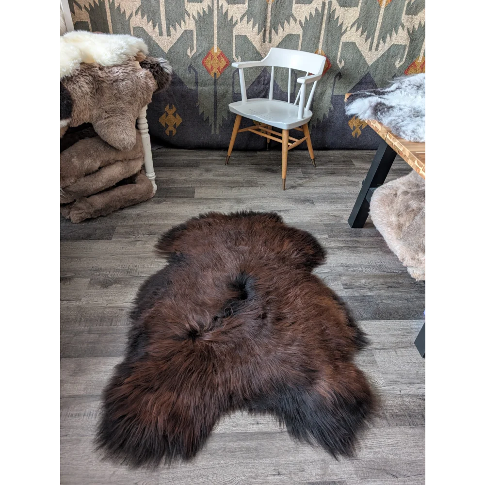 AN12❤️55" x 36" Massive Dark Bronze Icelandic Sheepskin