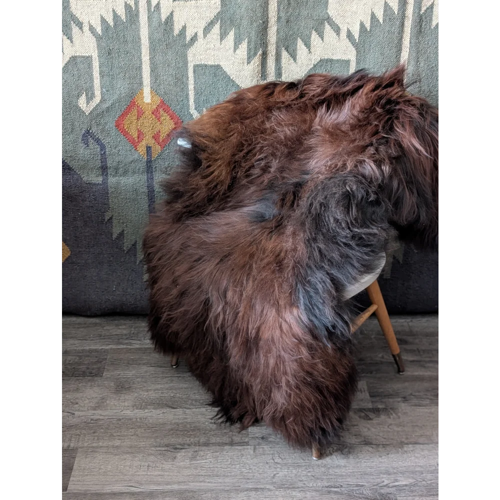 AN12❤️55" x 36" Massive Dark Bronze Icelandic Sheepskin