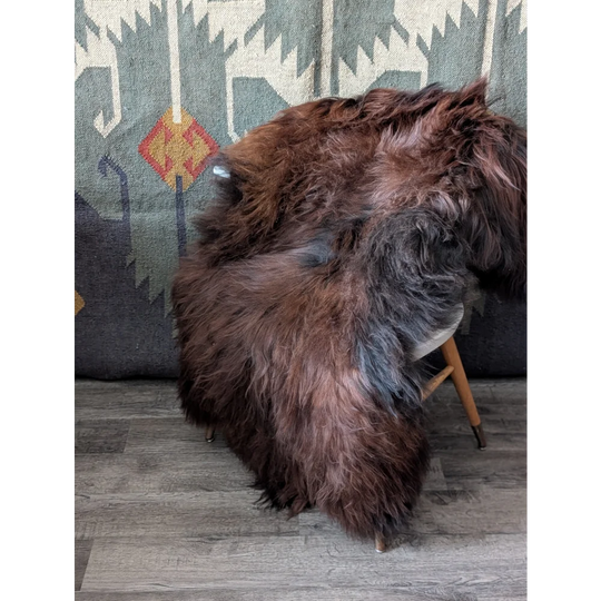 AN12❤️55" x 36" Massive Dark Bronze Icelandic Sheepskin