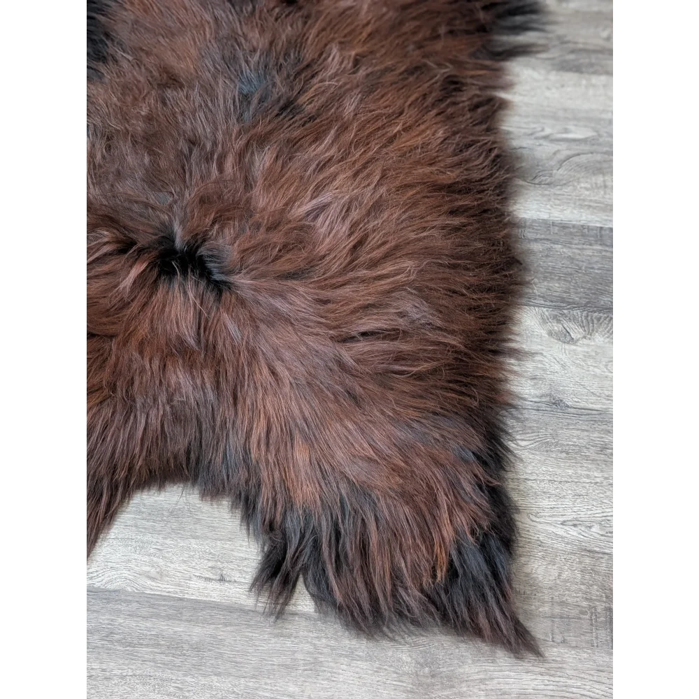 AN13❤️59" x 32" Massive Dark Bronze Icelandic Sheepskin