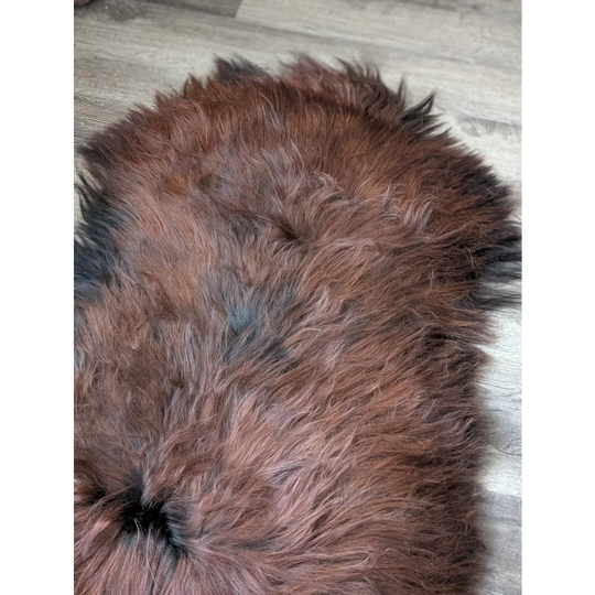 AN13❤️59" x 32" Massive Dark Bronze Icelandic Sheepskin