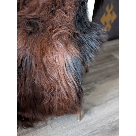 AN13❤️59" x 32" Massive Dark Bronze Icelandic Sheepskin
