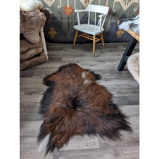 AN14❤️55" x 33" Massive Dark Bronze Icelandic Sheepskin