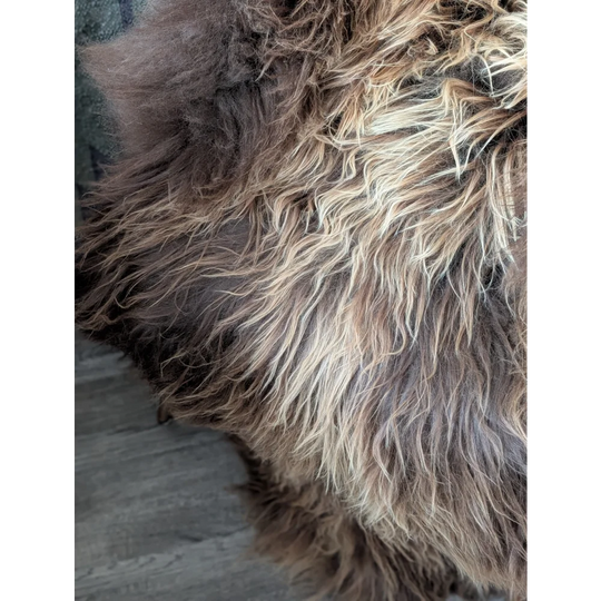 AN26❤️57" x 34" Massive Bronze Icelandic Sheepskin