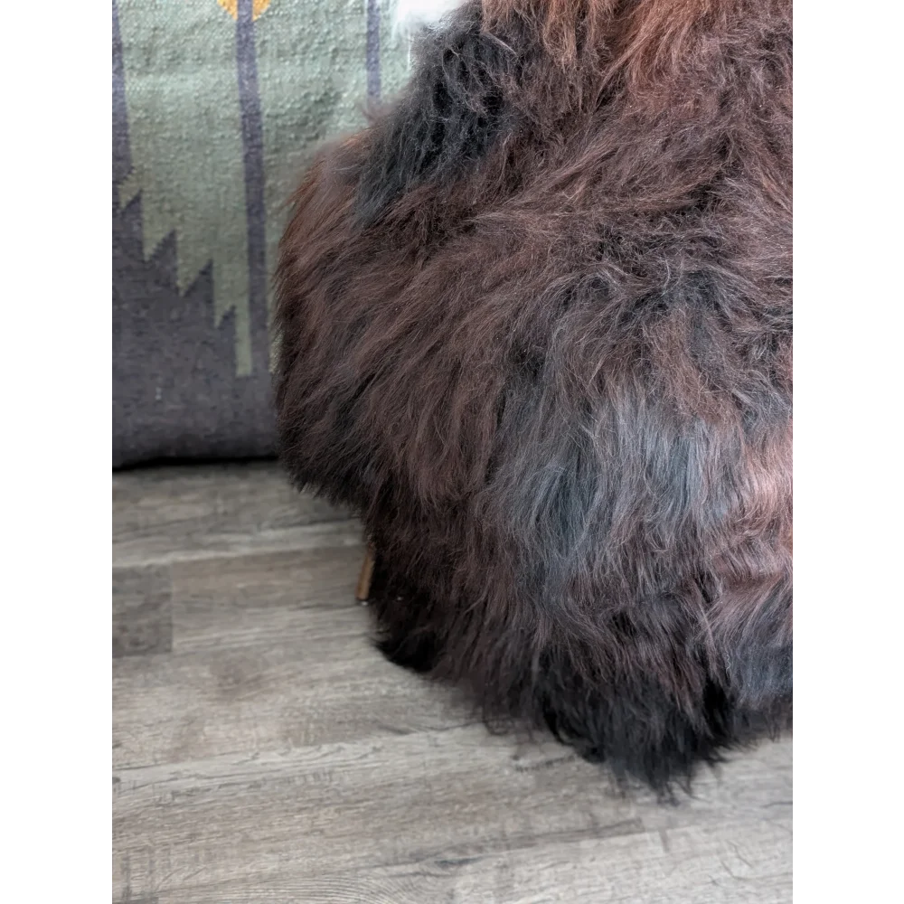 AN5❤️60" x 36" Massive Dark Bronze Icelandic Sheepskin