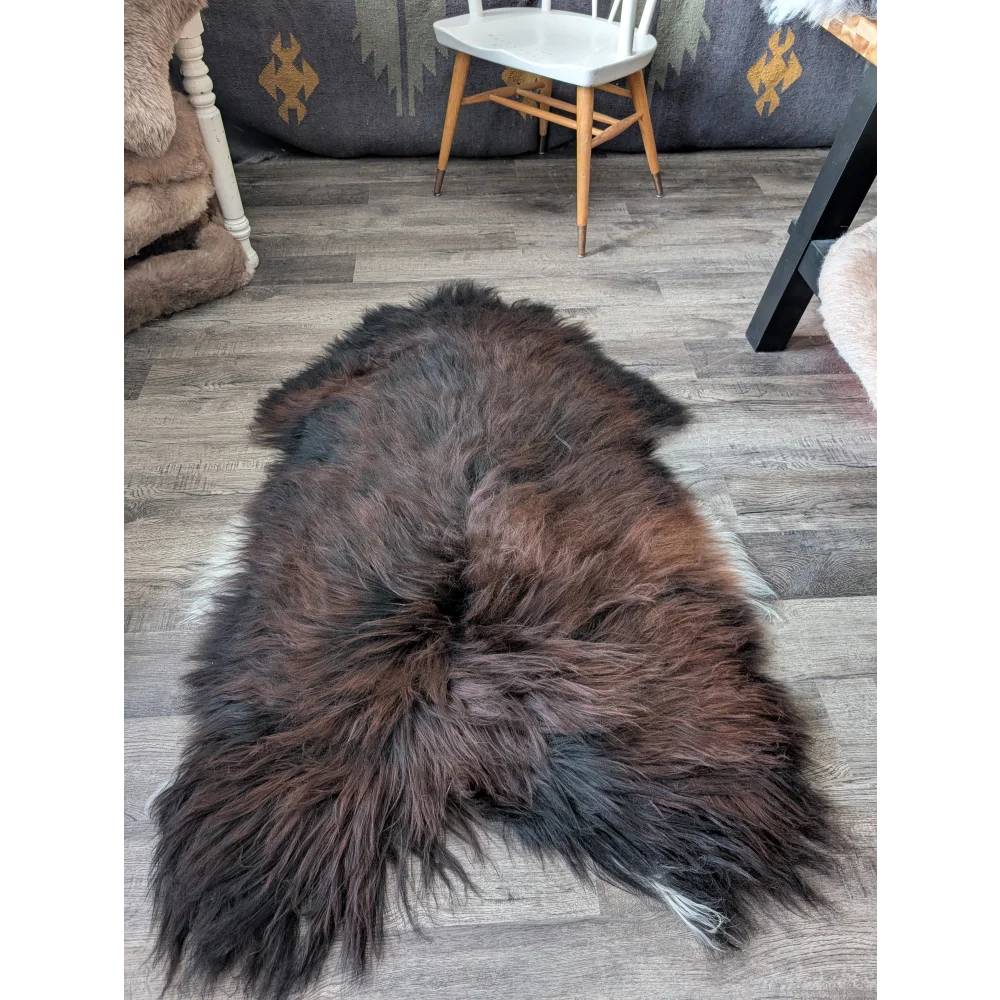 AN5❤️60" x 36" Massive Dark Bronze Icelandic Sheepskin