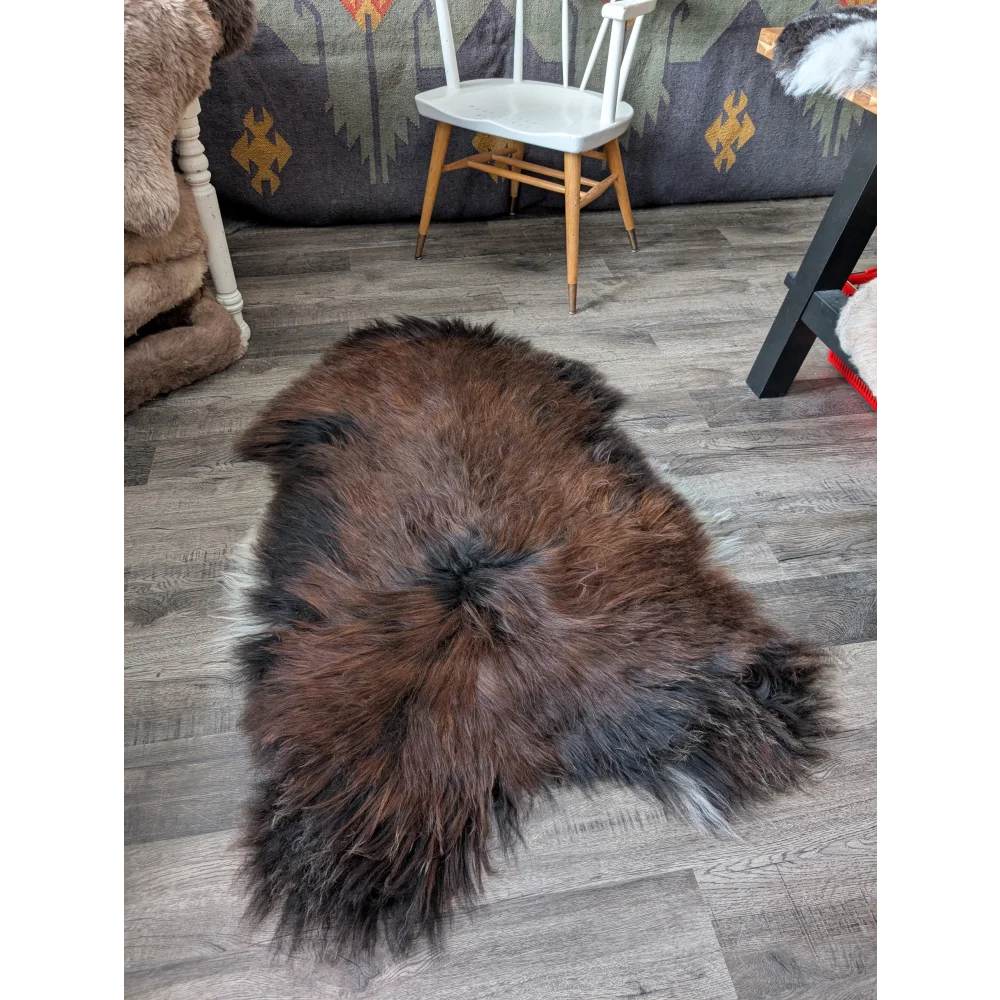 AN9❤️58" x 34" Massive Dark Bronze Icelandic Sheepskin