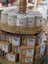 Angus Oliver lanolin soap bar with gold white sheep candle display