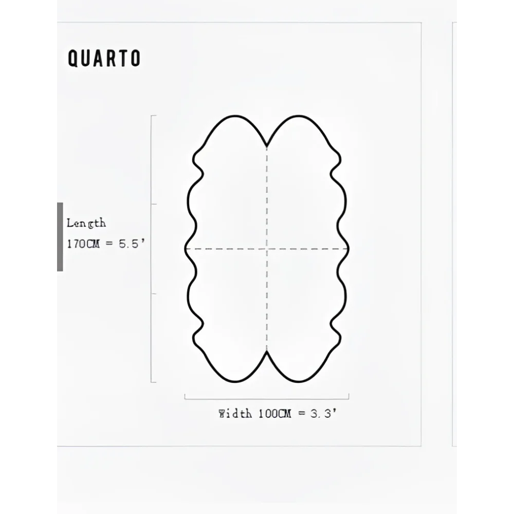 Blush pink quad sized sheepskin rug by Angus Oliver