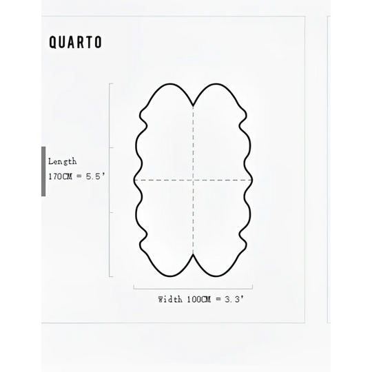 Blush pink quad sized sheepskin rug by Angus Oliver